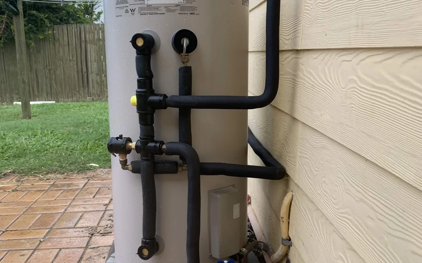 New electric hot water system installed by S&W Plumbing