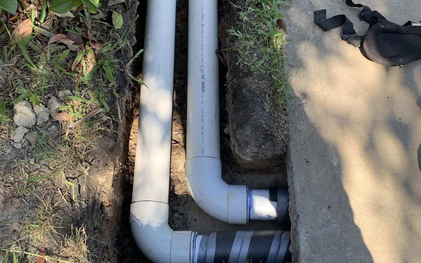 Stormwater pipework laid and connected by S&W Plumbing