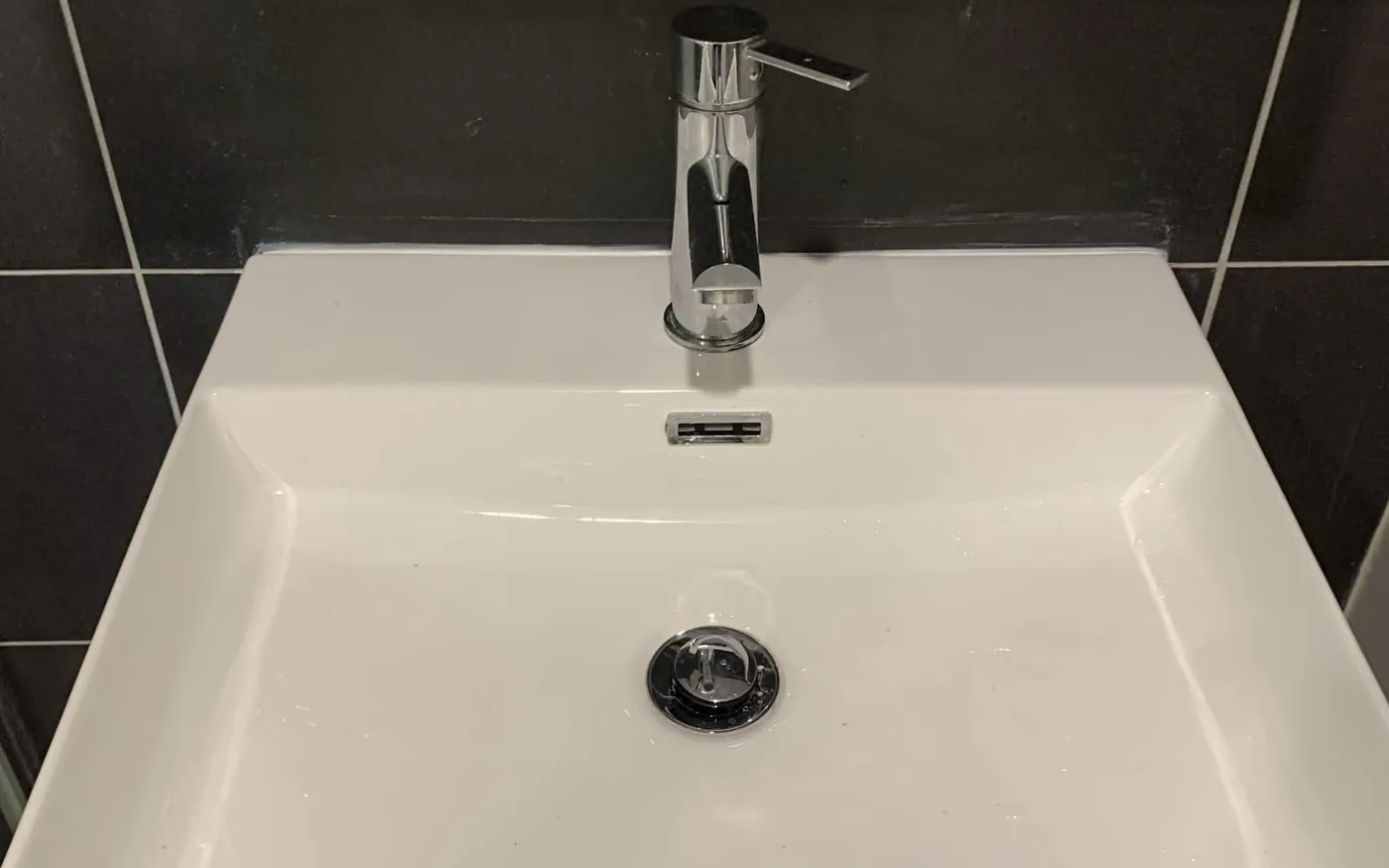 New basin and mixer tap installed by S&W Plumbing